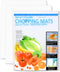 Kitchen Cutting Board Set of 6, Flexible Chopping Mats, Food Safety, Hanging Hole for Easy Drying (12x15” Size)