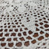 Damanni Doily,Round,Beige,12 Inch Cotton Handmade Crochet Lace Tablecloth Doilies