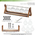 (5 Bulb CFMOUR Plant Terrarium with Wooden Stand, Desktop Propagation Stations Glass Air Planter Metal Swivel Holder
