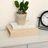 DECOR4SEASON Set 2, Decorative Faux Book Storage Boxes of Linen Fabric Textured Books, Off White, Modern Minimalist