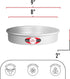 Fat Daddio's Anodized Aluminum Round Cake Pan, 8 x 2 Inch