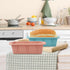 Silicone Bread Loaf Pan, 2 PCS Rectangular Non-Stick Baking Mold for Oven, Easy Release