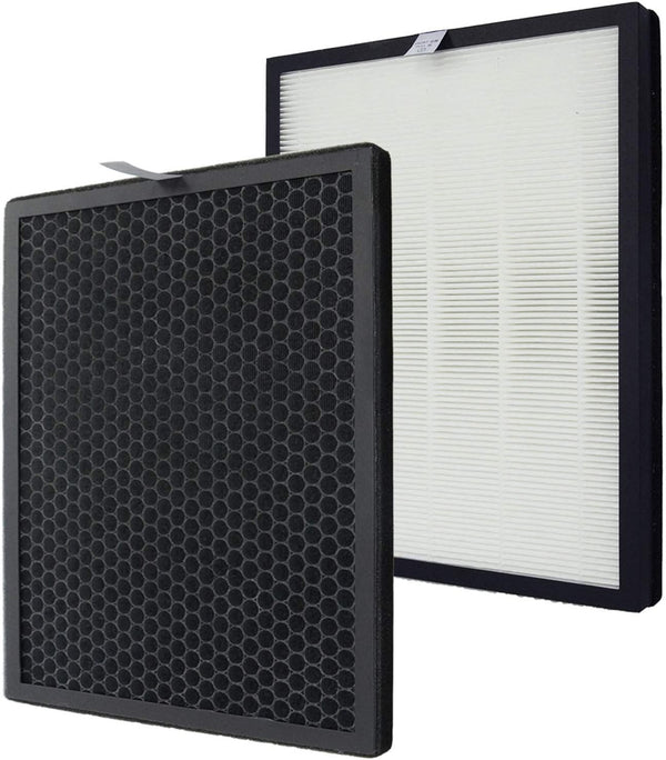 PUREBURG Replacement Filter Set for Alexapure Breeze 3049 AP-B102 Air Purifier, H13 HEPA & Activated Carbon