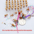CTKcom 50pcs Mini Tiny Clear Glass Jars, 0.5ml with Cork Stoppers and Eye Screws for Crafts