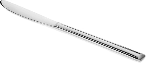 New Star Foodservice Dominion Pattern, 18/0 Stainless Steel Dinner Knife, 8.2-Inch, Set of 12