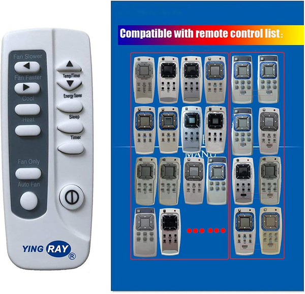 Replacement Remote Control for Frigidaire Window Air Conditioner Listed in The Picture (1PC)