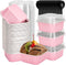 selizo 60 Pack Mini Disposable Cake Pans with Lids, 5oz Aluminum Foil Square Baking Cups for Individual Cakes