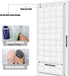 24 Pockets Hanging Shoe Organizer, Large Clear Pockets Over the Door Pantry Organizer for Closet