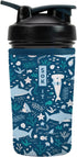 Sok It BotlSok Protein Blender Shaker Bottle Sleeve Insulated Neoprene Cover (Happy