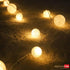 myCozyLite 20 Connectable,10ft LED Globe String Lights Plug in Blinking Lights Warm White Lights Balls with Timer