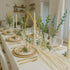 6 Pack 10FT 120 Inch Beige Cheesecloth Table Runner Soft Gauze Boho Table Runners for Baby Shower, Coastal Wedding