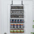 6-Tier JKsmart Spice Rack Organizer with Door Hook, Wall Mounted & Over the Door Spice Racks for Kitchen Pantry Door