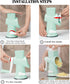 GOTOSOBAY Cheese Grater with Handle,Multifunctional Rotary Cheese Grater,Kitchen Cheese Shredder Can Easily Chop