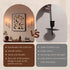 Set 4 Metal Wall Candle Sconce Holder of Wall Mount Candle Holder Pillar Holder Brass Modern Wall Candle Sconces