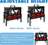koretech 30 lb 6 Chicken Feeders, Capacity Port Automatic Chicken Feeder, Metal Chick Feeder with Locking Lid and Legs