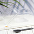 50Ct 8 oz TOFLEN Square Plastic Dessert Cups with Lids and Sporks, Clear Plastic Yogurt Parfait Cups Cake Cups