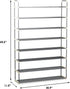 8-Tier Closet, 40 Home-Complete Shoe Rack - Shoe Organizer for Bathroom, Entryway - Shelf Holds Pairs Sneakers, Heels