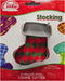 Christmas Stocking Cookie Cutter, Premium Food-Grade Stainless Steel, Dishwasher Safe