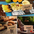 Wood Place Card Holders, 20Pcs Rustic Table Number Holders and 30Pcs Kraft Table Place Cards for Weddings