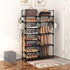 8-Tier Closet 26-32 15 ROJASOP Shoe Rack Organizer, Metal Shoe Rack for Entryway Garage, Pairs Tall Shoe Boot Storage