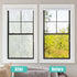 DOWELL Window Privacy Film, Frosted Glass Static Cling Window Covering, UV Blocking Decorative Sticker