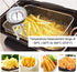 Deep Fryer/Candy/Turkey Thermometer with Clip, 15 Inch Stem - Professional Stainless Steel Fry Oil Thermometer for