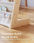 G&W Gruwald Kids Bookshelf, Book Shelf for Kids Rooms, Toddler Bookshelf, Book Rack for Kid (Wood, Medium)