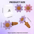 RICHCEE 2 Pcs Flower Silicone Wine Stoppers, Sunflower Bottle Stoppers for Wine and Beverage Bottles,Reusable Wine