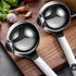 Stainless Steel 12 Inch Oil Separator Soup Ladle, Gravy Skimmer Spoon, Hot Pot Grease Strainer for Kitchen Cooking