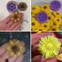 2PCS Sunflower Silicone Molds - Premium Fondant Mold for Cake Topper Decoration, DIY Chocolate Candy Jelly Crafts