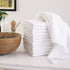 DG Collections 100% Cotton Flour Sack Towels, 12 Pack, 27x27 Inches, White, Lint-Free, Reusable Kitchen Towels