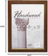 NuDell Certificate Frame | Walnut Brown | 8.5" x 11" Document Holder | Diploma & Picture Frames