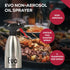 Evo 18/8 Stainless Steel Oil Sprayer, 16-Ounce Capacity, Non-Aerosol for Olive Oil, Cooking Oils, and Vinegars, Silver