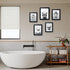 Funny Monkey Framed Wall Art in Bathtub - Black and White Canvas Prints for Farmhouse Bathroom Decor (12"x16", Framed)