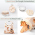 JOYCUDDLE 2 Packs Beeswax Bread Bags for Homemade Bread with Proofing Cover - XL Linen Reusable Sourdough Bags