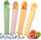 haakaa Food Grade Silicone Ice Pop Mould With Lids BPA Free Reusable