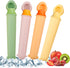 haakaa Food Grade Silicone Ice Pop Mould With Lids BPA Free Reusable