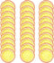 30 PCS Artificial Lemon Slices, Simulation Plastic Fake Fruit for Home Kitchen Table Party Decor