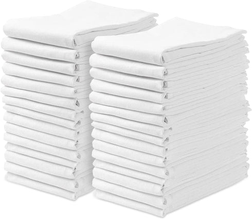 Avalon Kitchen Flour Sack Towels Pack of 30-28x28 Inches - 100% Cotton, Highly Absorbent