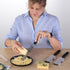 Cambom Heavy Duty Lemon Zester Grater Three-Piece Suit, Kitchen Tool for Parmesan Cheese, Ginger, Garlic, Stainless