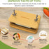 16oz, Bamboo Tofu Press, Built in Tofu Strainer and Drip Tray with Cheesecloth- Easily Remove Water from Tofu, Tofu