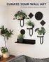 3pcs Bamworld Hanging Planters for Indoor Plants Wall Plant Holder Plant Hanger Indoor Wall Planters Window Plant