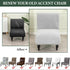 Armless Armless 1PC) Accent Chair Cover Stretch Leaf Jacquard Chair Covers for Living Room Slipper Chair Slipcover