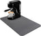 SeekOasis Coffee Mat 24x16 Inch, Dark Gray Coffee Table Mat, Absorbent Hide Stain