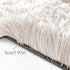 50.5" Lx38.5 TTLOJ Rectangle Rug for Play Tent, Decorative Area Rug, Fluffy Soft Mat Pad for Kids Room Playhouse