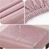 2 Pack Counter YISUN Stool Covers Rectangle - Stretch Oilproof Waterproof PU Bar Stool Covers Saddle Seat Pub Vanity