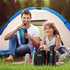 NATURE PIONEOR 64oz Insulated Water Bottle with Straw - Stainless Steel Vacuum Water Jug with Holder/Sleeve