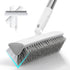 MOPALL Floor Scrub Brush with Long Handle 55", Dual-Sided Stiff Bristle Grout
