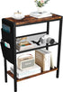 Yusong Small Narrow Side Table for Small Spaces, Slim End Table with