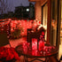 JMEXSUSS 4 Pack 50 LED Red Fairy Lights, 16.1ft Mini Firefly Starry Lights for Bedroom Wedding Party Decorations